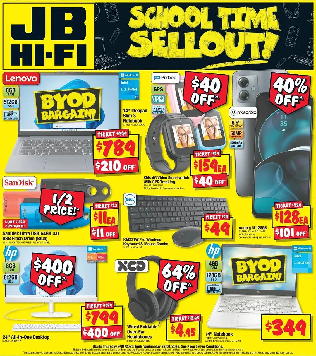 JB Hi-Fi 折扣 | 联想笔记本电脑立省$210，XCD无线头戴耳机4折（组图） - 1