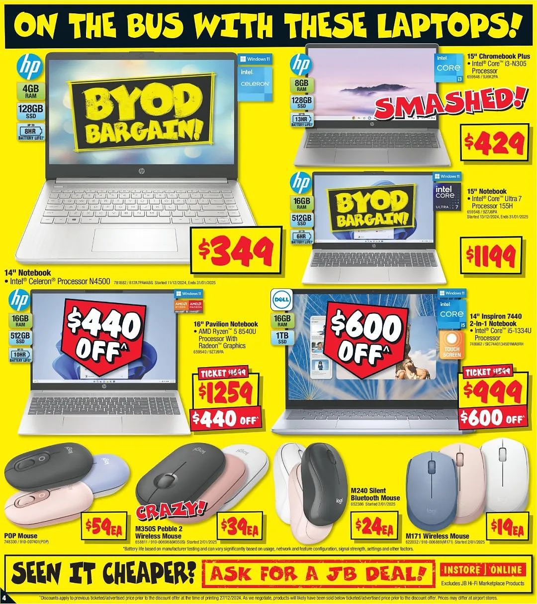 JB Hi-Fi 折扣 | 联想笔记本电脑立省$210，XCD无线头戴耳机4折（组图） - 4