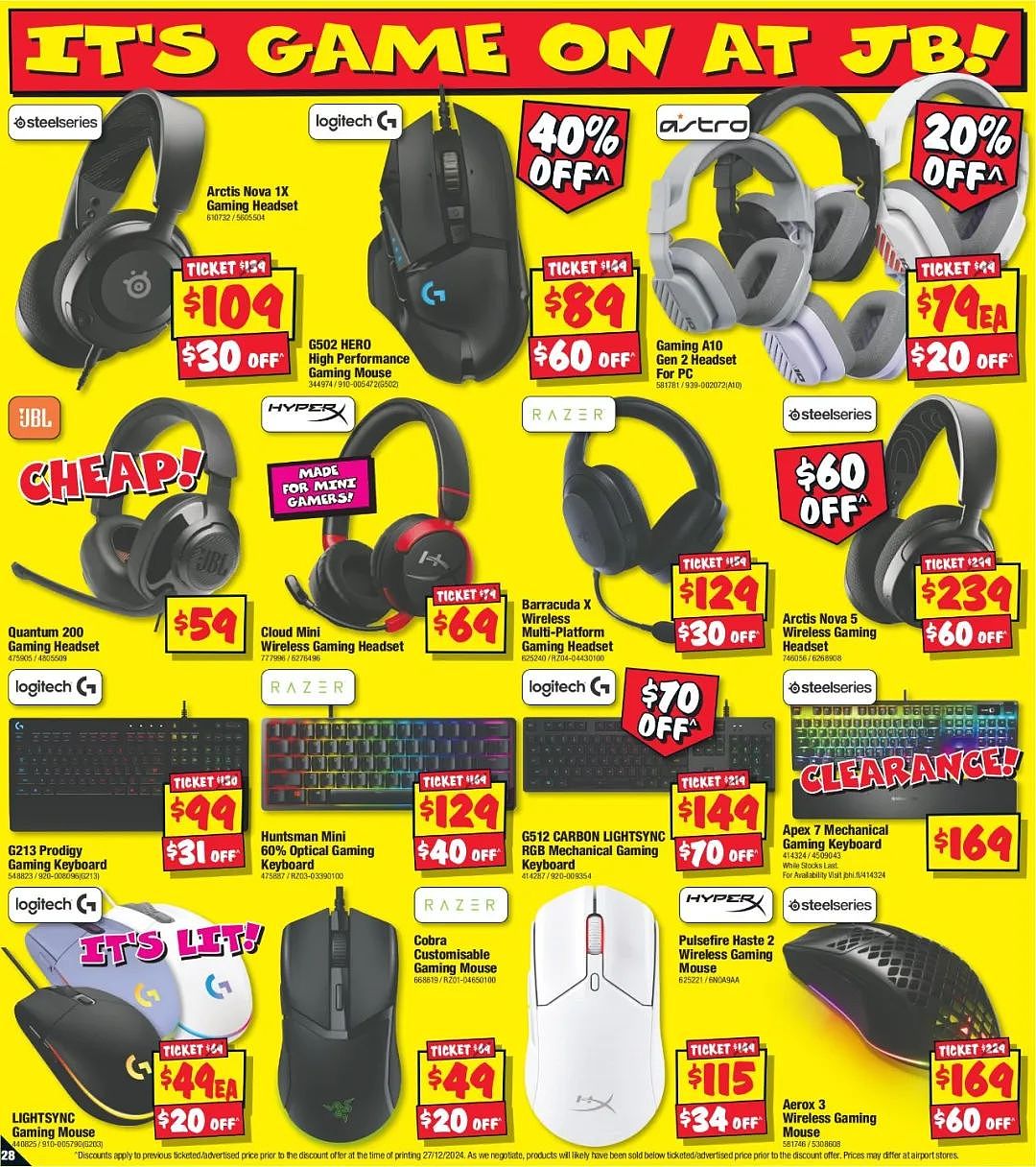 JB Hi-Fi 折扣 | 联想笔记本电脑立省$210，XCD无线头戴耳机4折（组图） - 28