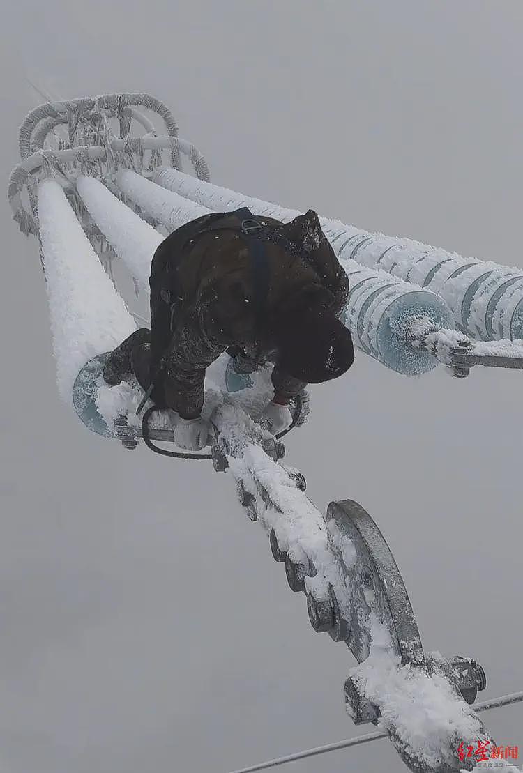 雪天在特高压线上高空作业引关注！对话凉山小伙：努力挣钱为儿治病，因为我是他的父亲（组图） - 2