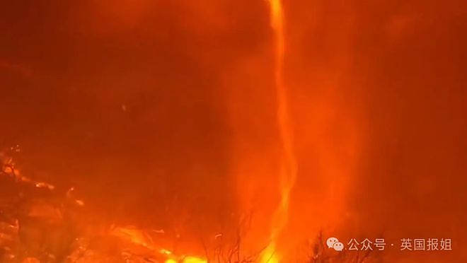 加州大火丝毫未减烧出火龙卷又现魔鬼风！美国网友对比重庆山火救援后大破防（组图） - 12