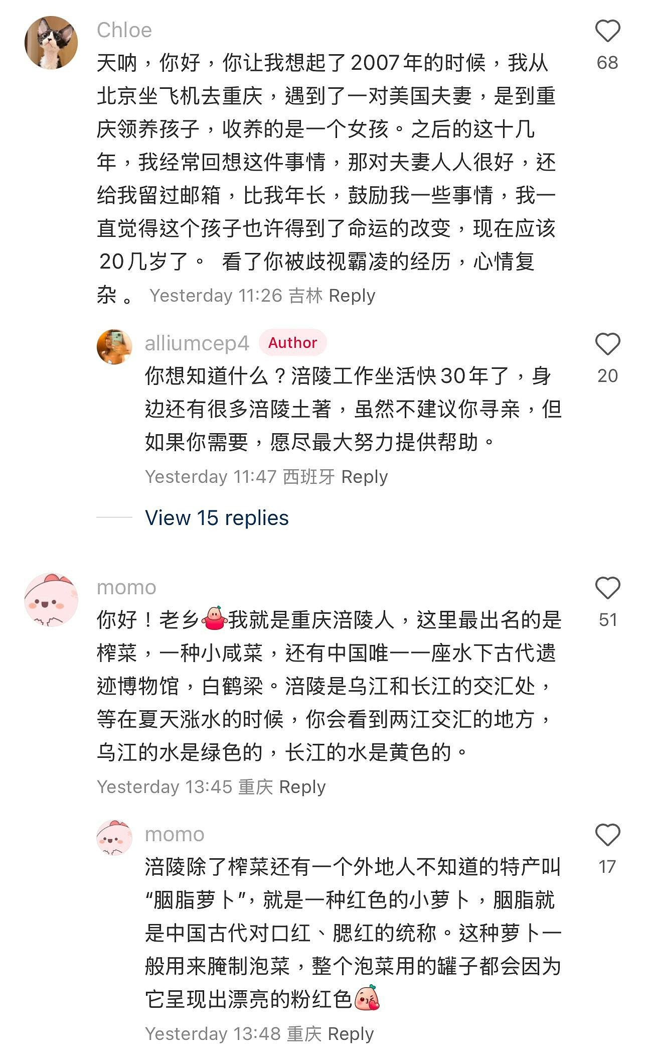 中国弃婴透过小红书了解家乡重庆涪陵，称因亚裔身份受到种族歧视（组图） - 5