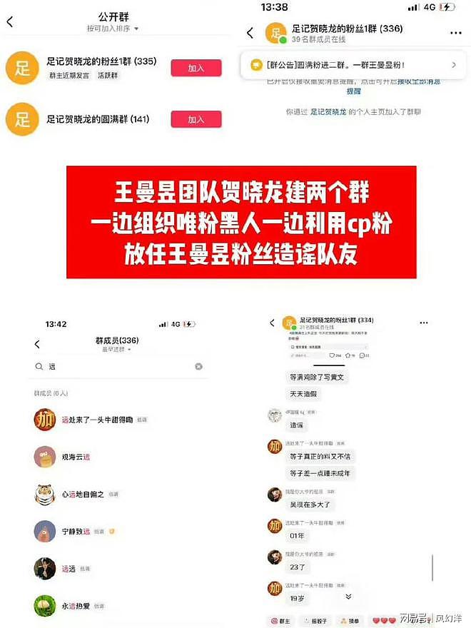 贼喊捉贼！名记贺晓龙创建多个王曼昱粉丝群，放任粉丝侮辱孙颖莎（组图） - 5