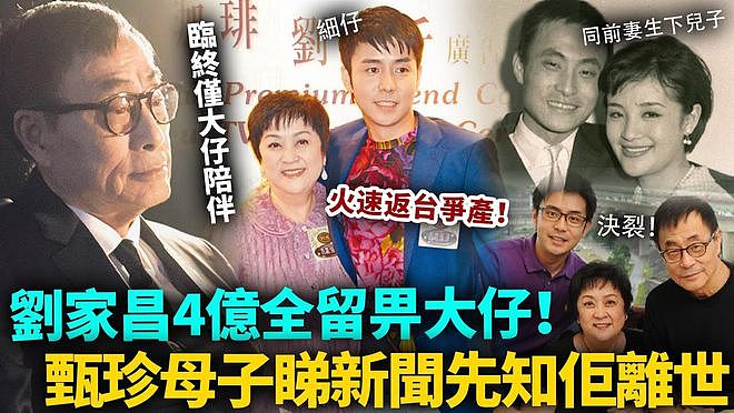 刘家昌死后不得安宁，前妻甄珍发文斥其为骗子，曾因4亿财产反目（组图） - 2