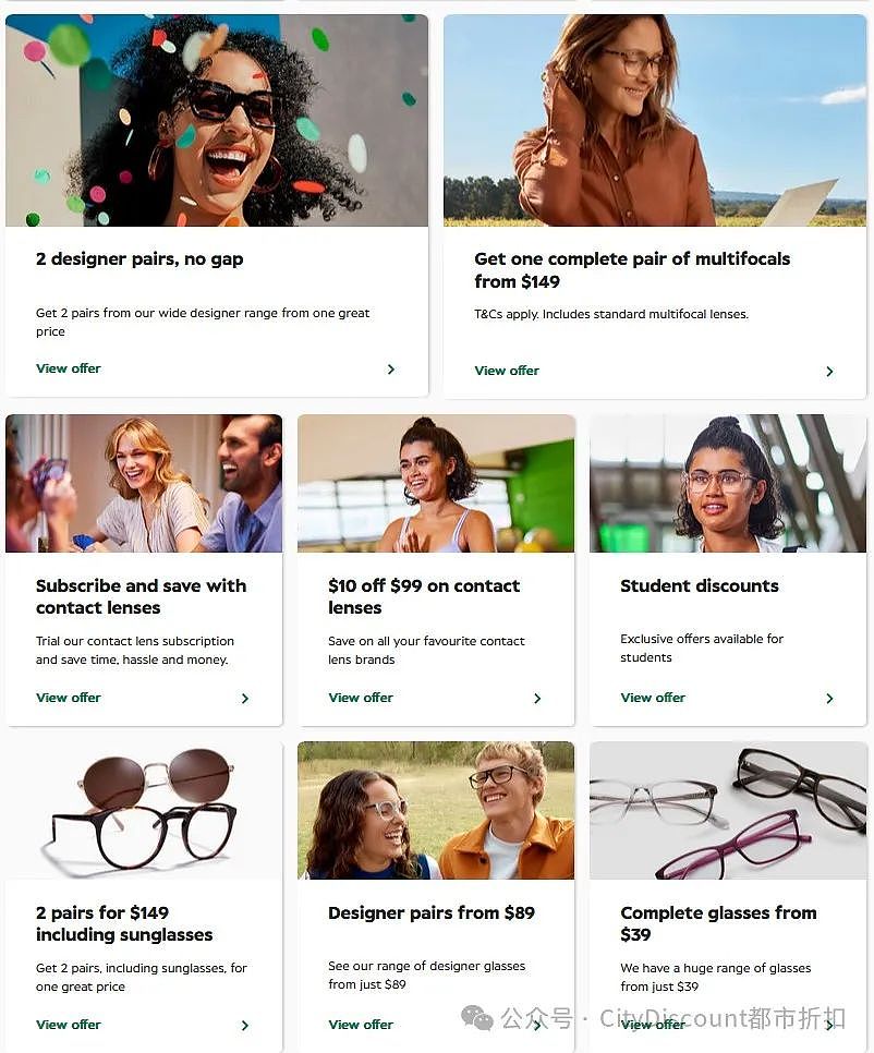 最新折扣码！【Specsavers】眼镜/隐形眼镜最新特卖（组图） - 1