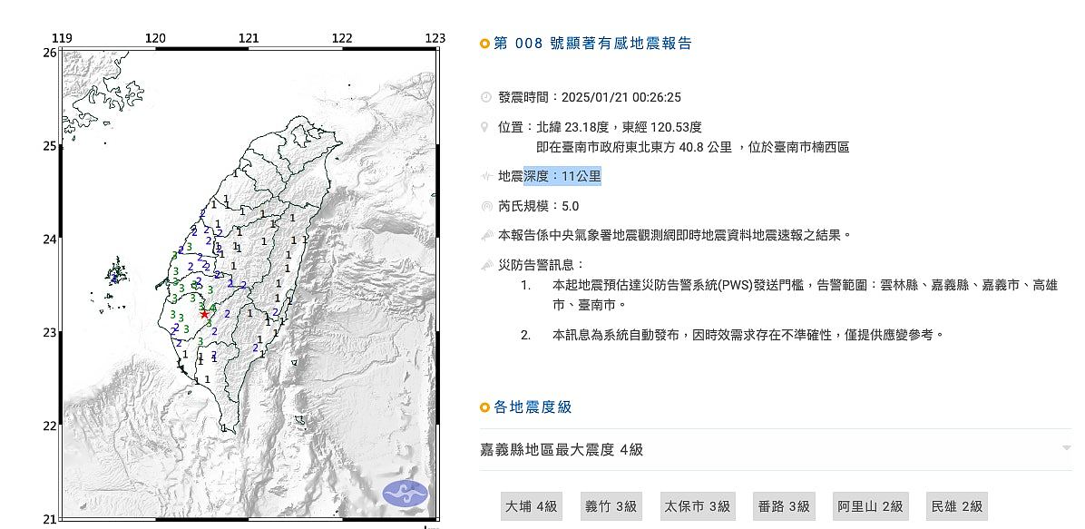 台湾6.4级地震，阿里山监视器疑拍到地震光，多处地面狂闪白光（组图） - 11