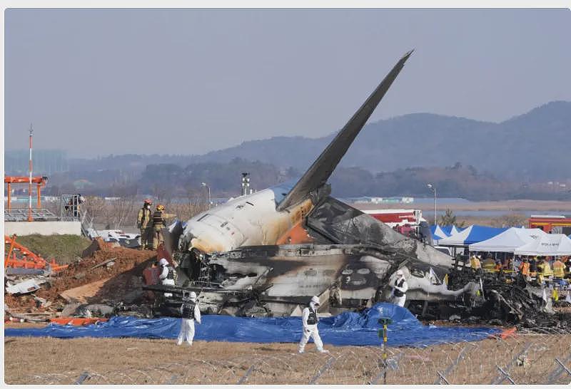 韩国空难179人遇难：水泥墙拆除，7机场整改！关键人员死于家中！黑匣子数据丢失，真相越查越迷...（组图） - 7