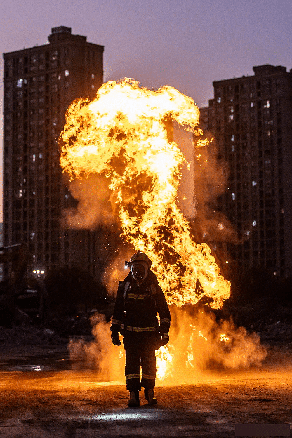 网传“炮仗炸面粉”拍片超帅！杭州消防部门测试画面曝，警告随时“自焚”（视频/组图） - 4