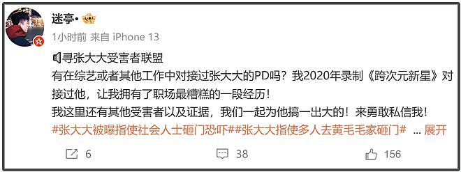 更多受害者发声！张大大贬低辱骂致人抑郁，官媒点名批评无忧传媒（组图） - 5