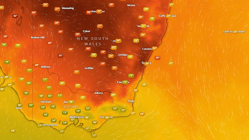 两小时狂降18℃！雷暴来袭，悉尼多地经历“冰火两重天”（组图） - 1