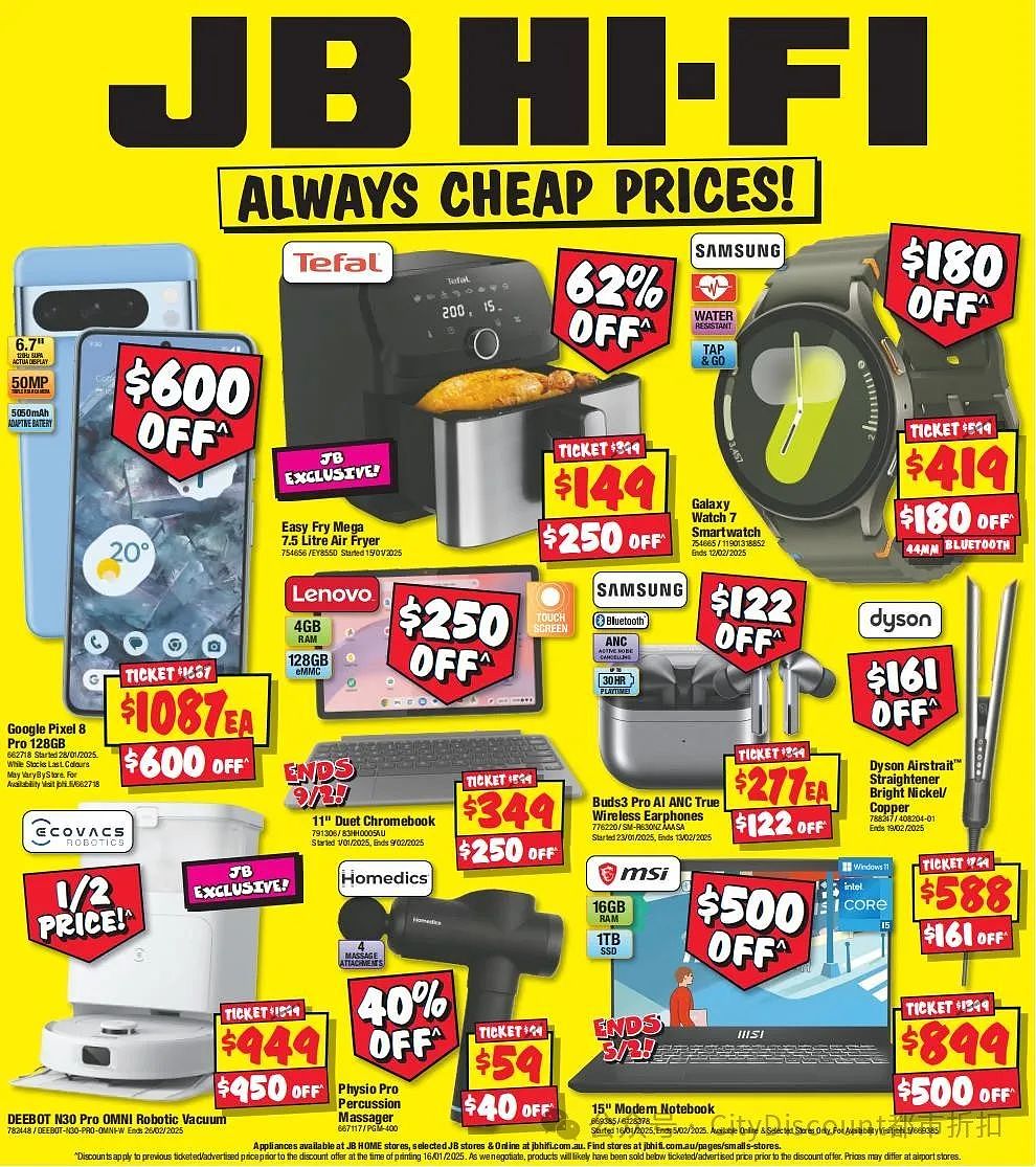 超值满减！JB Hi-Fi 优惠大放送，限时抢购不容错过！（组图） - 33