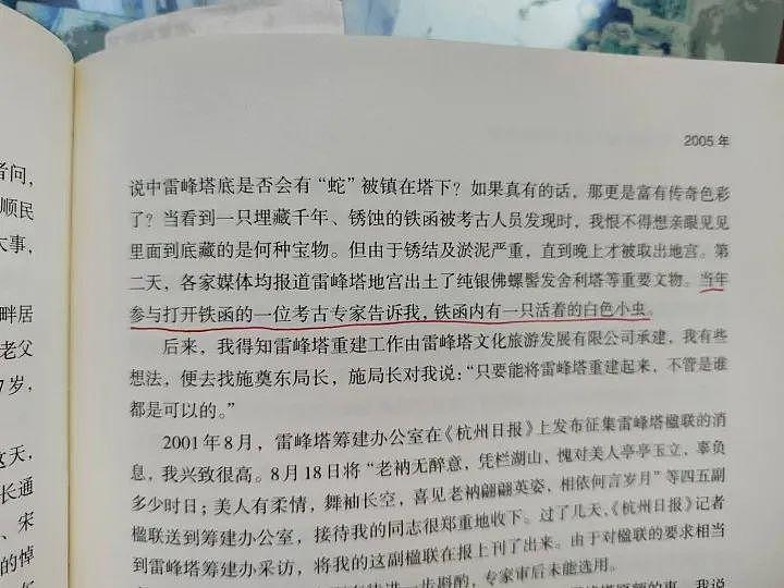 雷峰塔下真的有千年“小白”？这位杭州专家冲上热搜，本人回应了（组图） - 3