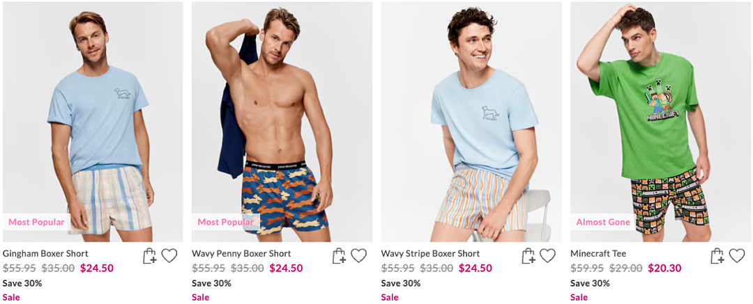 Peter Alexander｜爆款睡衣折上折！睡衣上衣$2x，男士短裤$1x！（组图） - 11