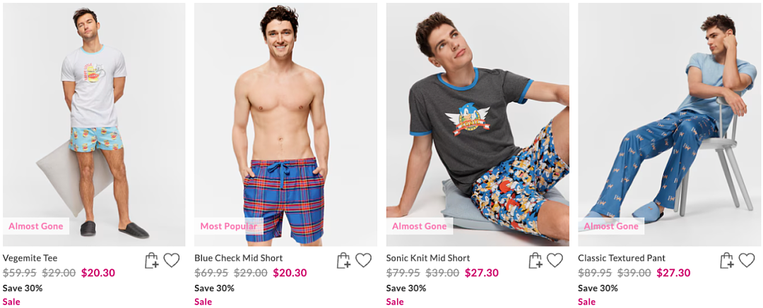 Peter Alexander｜爆款睡衣折上折！睡衣上衣$2x，男士短裤$1x！（组图） - 10