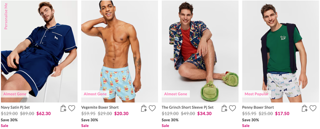 Peter Alexander｜爆款睡衣折上折！睡衣上衣$2x，男士短裤$1x！（组图） - 14