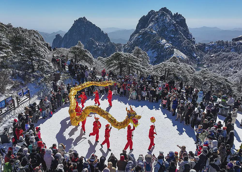 中国多地接待游客人次超同期，“老外“爱上中国年（组图） - 3