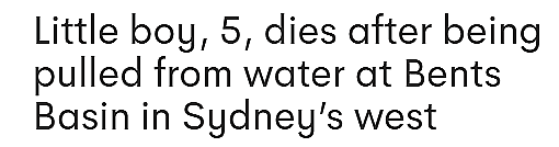 悲剧！悉尼5岁小男孩溺！这几个常见错误，很多妈妈都会犯...（组图） - 1