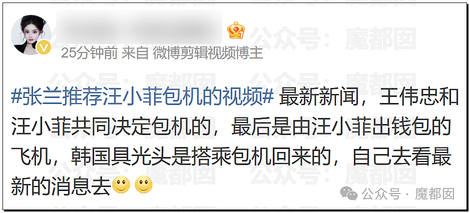 两地报道差异引发剧烈争议！到底是具俊晔还是汪小菲包机？（组图） - 22