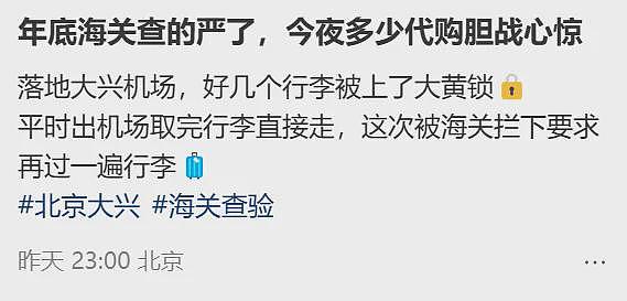 中国海关严查，大批华人行李被“锁”！网友：去趟小黑屋，交了￥9600（组图） - 3