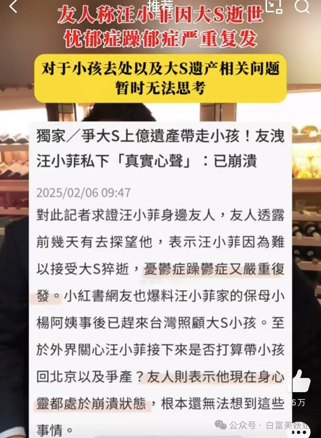 具俊晔宣布放弃大S遗产，阴阳汪小菲，要抢抚养权（组图） - 20