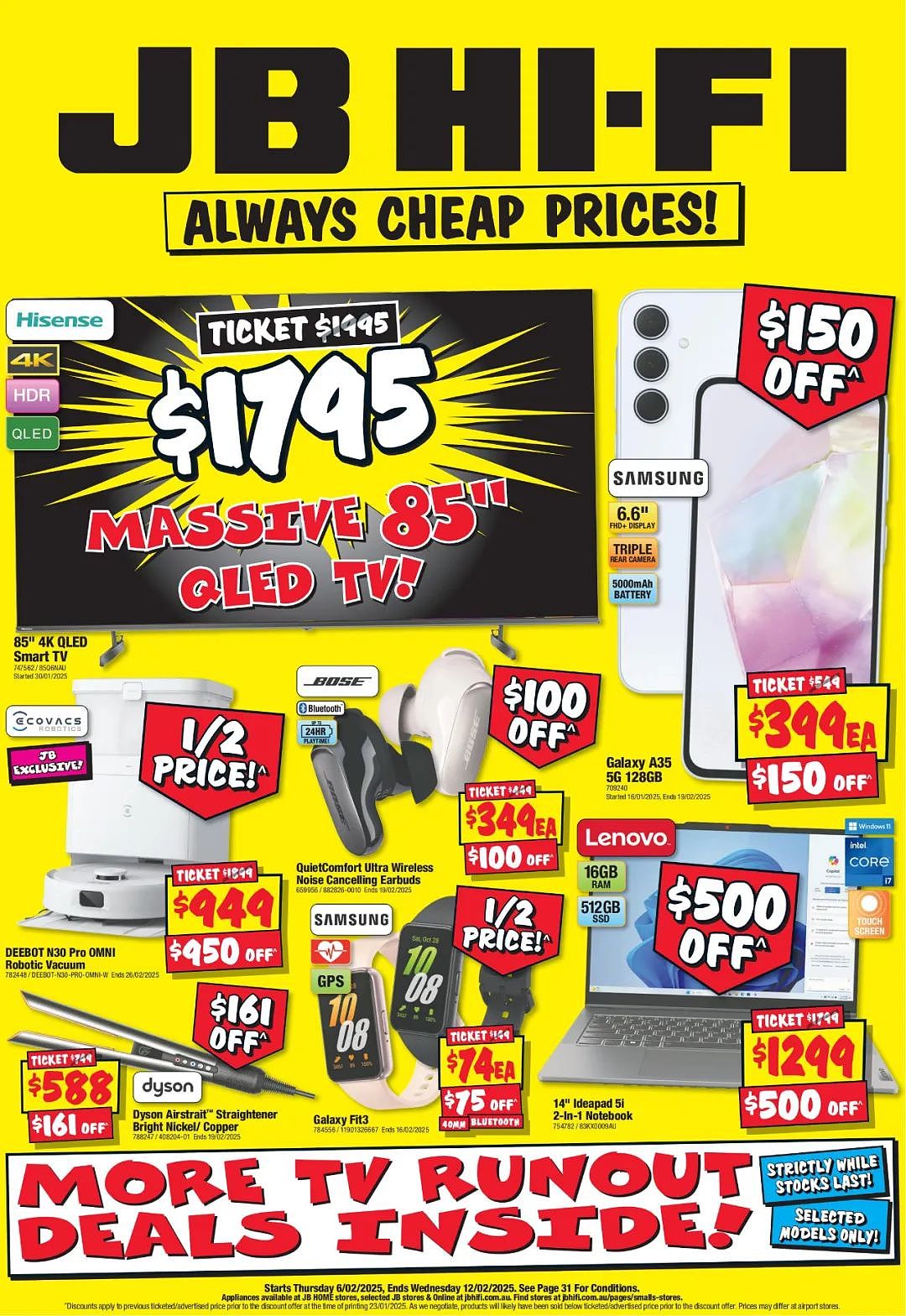 JB Hi-Fi 折扣 | BOSE蓝牙耳机立省$100，戴森直发器立省$161（组图） - 1