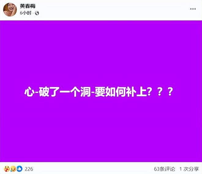 大S妈妈半夜崩溃，悲痛发文：心破了个洞要如何补上？网友劝保重（组图） - 2