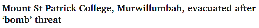 周一！悉尼精英学校收到“炸弹”威胁，全校师生被紧急疏散，然而真相却是...（组图） - 1