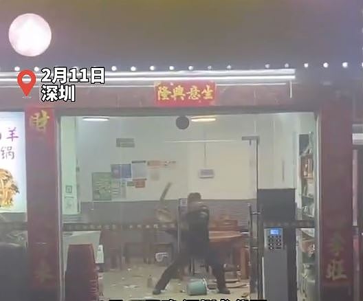 深圳保安饮醉酒变“古惑仔”，饭店疯狂打砸数分钟被刑拘（视频/组图） - 7