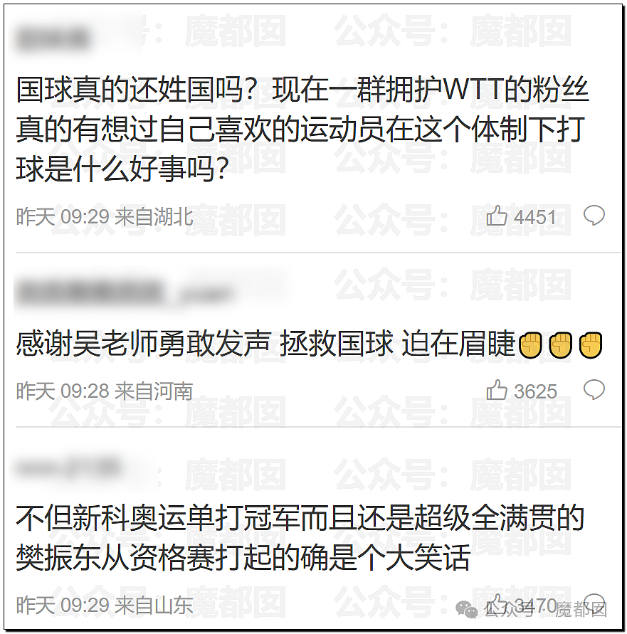 热议！国乒元老吴敬平炮轰“被资本裹挟”引发大动荡！王皓马琳下场表态（组图） - 15