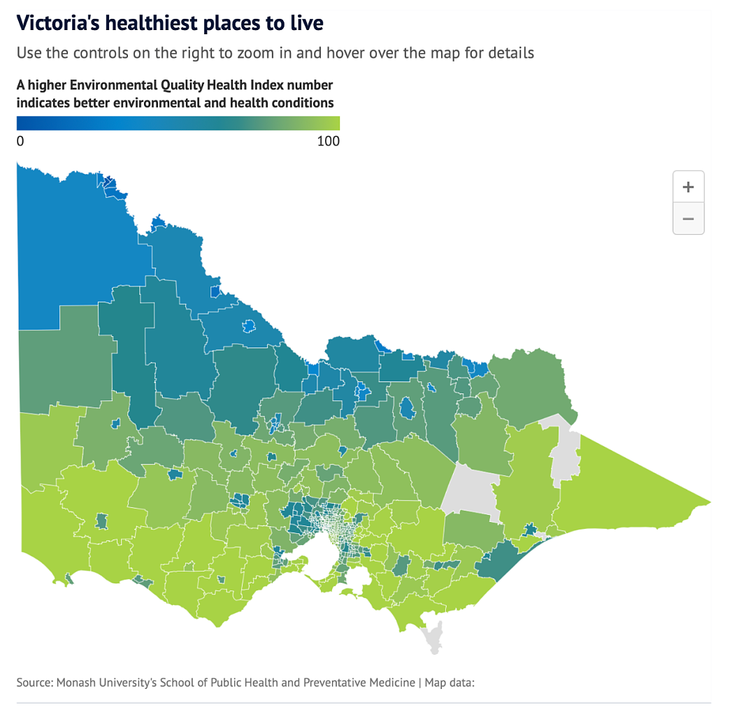 墨尔本哪个地方环境最宜居？这几个区100分！（组图） - 3