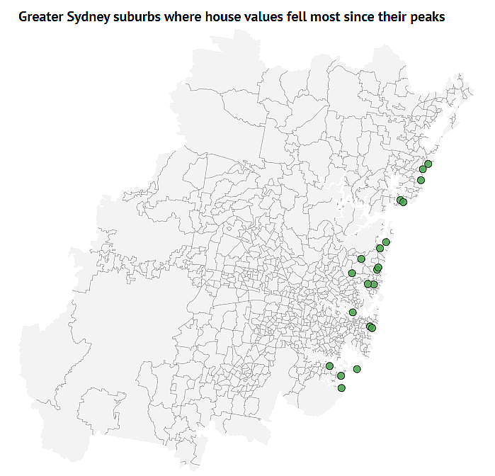 悉尼房价跌幅榜出炉！曾经的“香饽饽”，如今房价大跌，最高跌幅超20%（组图） - 5
