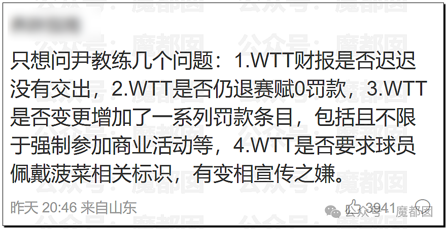 热议！国乒元老吴敬平炮轰“被资本裹挟”引发大动荡！王皓马琳下场表态（组图） - 38