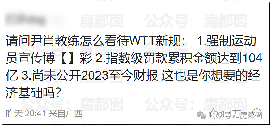 热议！国乒元老吴敬平炮轰“被资本裹挟”引发大动荡！王皓马琳下场表态（组图） - 35