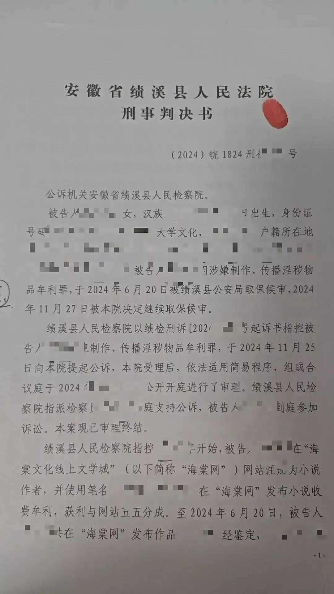 小说“涉黄”被跨省抓捕后，一个海棠作者的自白（组图） - 5