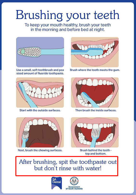 澳洲官方建议：刷牙后不要漱口！原来这么多年的牙白刷了（组图） - 5