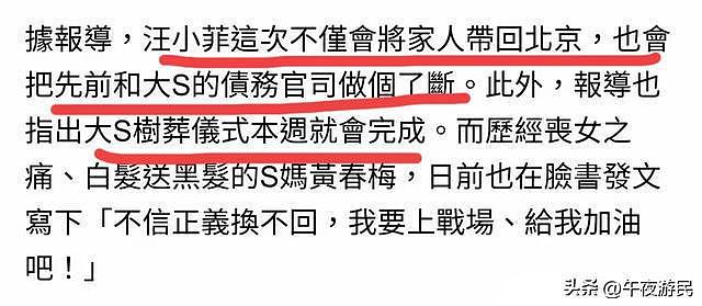 汪小菲今日再赴台！S家明确表示，想要接走孩子，先把2.5亿债还了（组图） - 6