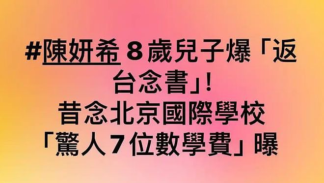 陈妍希否认给孩子转学，怒斥相关谣言，热爱内地曾送孩子学武术（组图） - 2