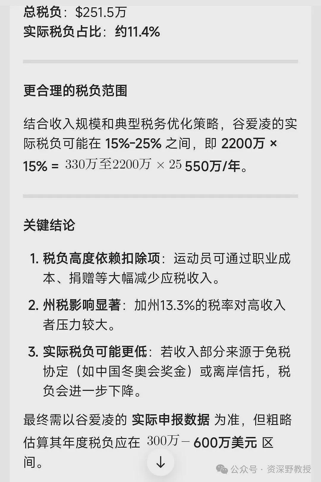 谷爱凌的商业收入需要上交国家吗？上交多少？（组图） - 2