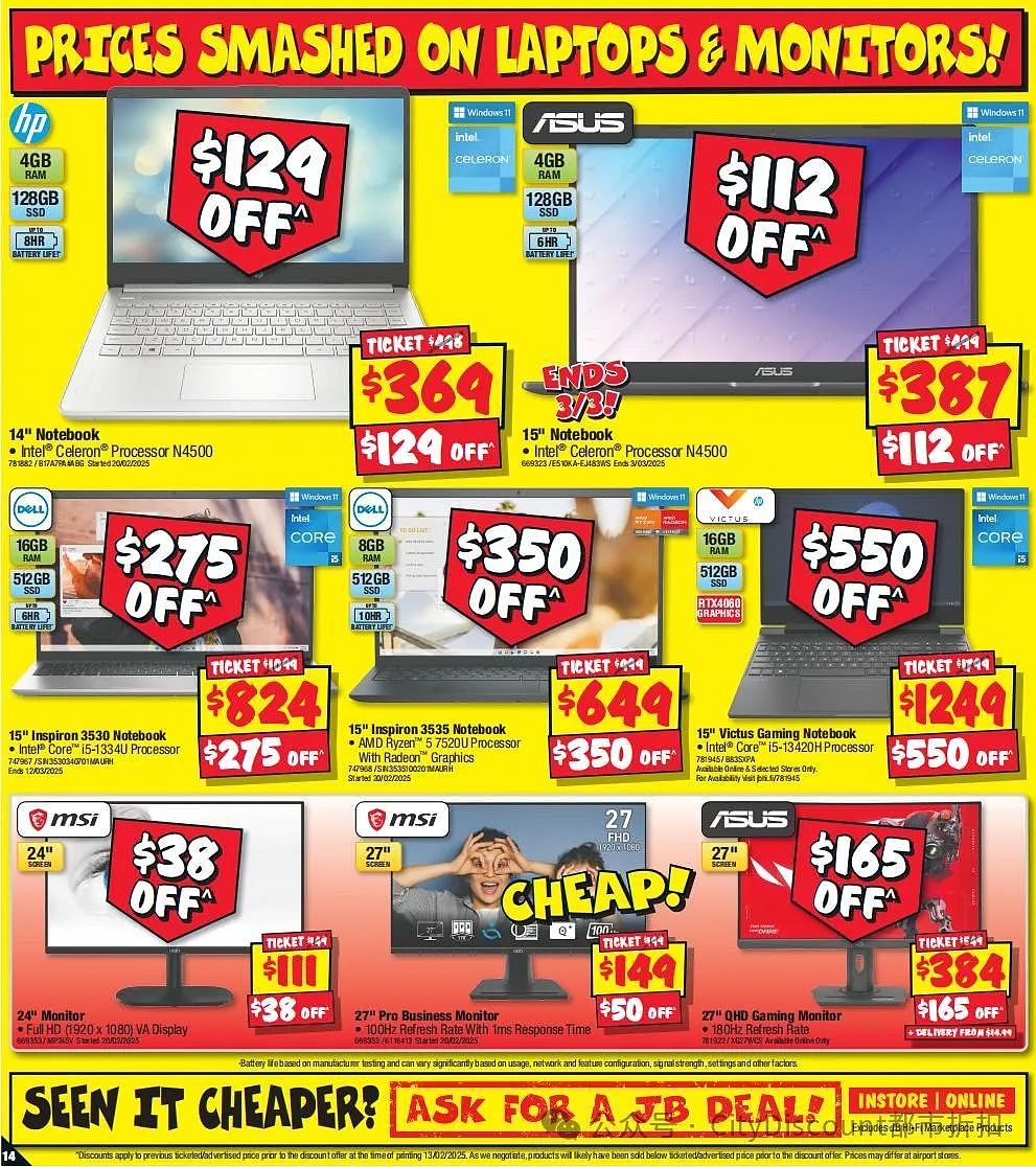 【JB Hi-Fi】2月27日至3月5日 优惠目录（组图） - 14