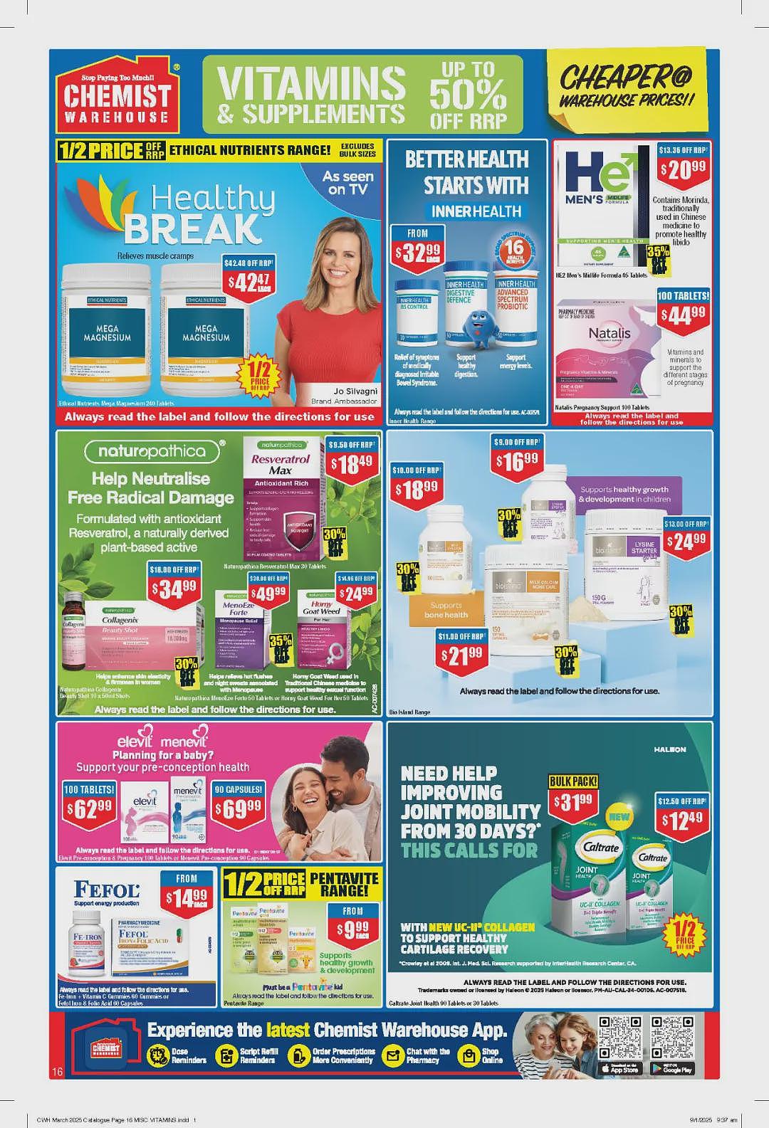 大量半价那种！【Chemist Warehouse】药店 2月27日至3月12日优惠目录（组图） - 16