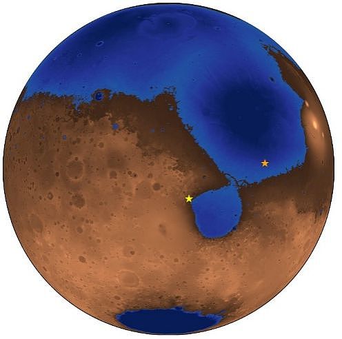 中国“祝融号”有新发现！火星中低纬度地区曾存在古代海洋（组图） - 1