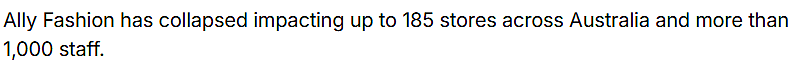 扛不住了！澳洲知名女装品牌185家门店轰然倒塌！WWS巨亏宣布裁员（组图） - 6