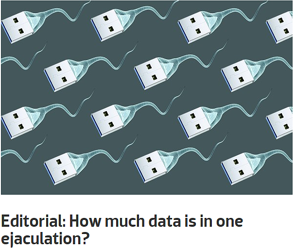 一次射精相当于22万TB数据？用精子传输数据开始变成科学（组图） - 9