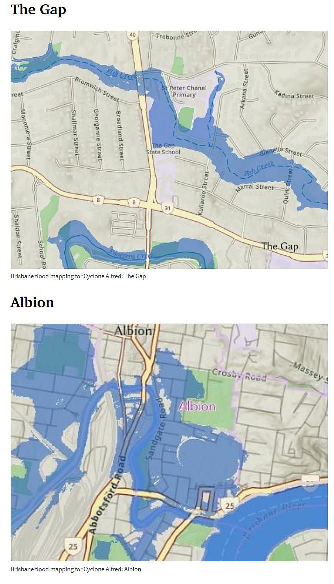 布里斯班洪水风险地图公布：这些区最受影响（组图） - 16