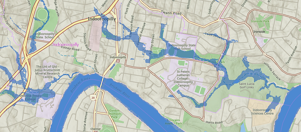 布里斯班洪水风险地图公布：这些区最受影响（组图） - 3