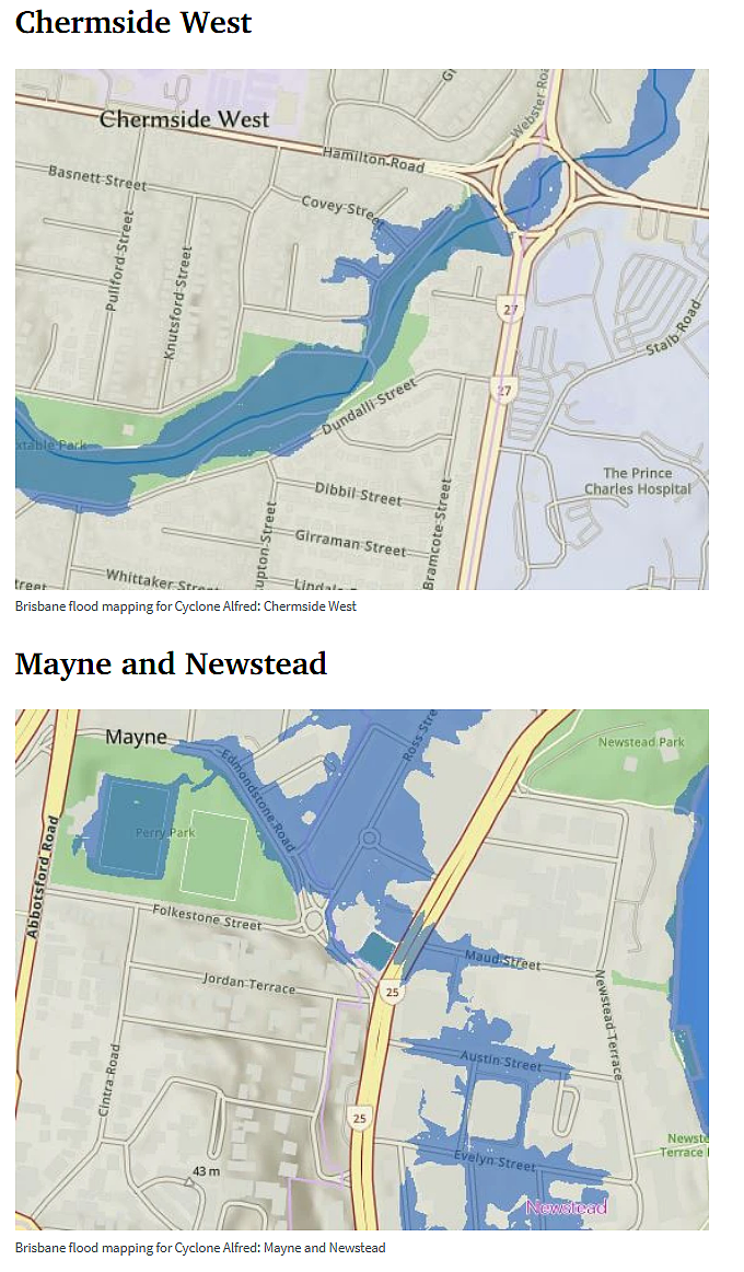 布里斯班洪水风险地图公布：这些区最受影响（组图） - 11