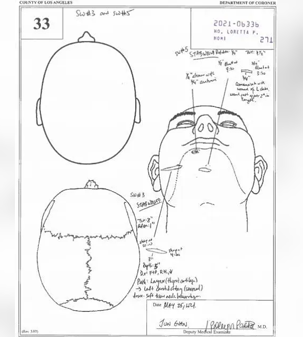 洛杉矶华男弑母杀弟！凶残细节曝光：用枪猛击母亲面部，再拔刀刺了十次，并实施割喉（组图） - 1