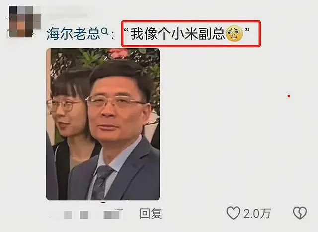 网友笑疯！海尔总裁光芒被雷军掩盖，公司号竟集体爆笑“护主”？（组图） - 7