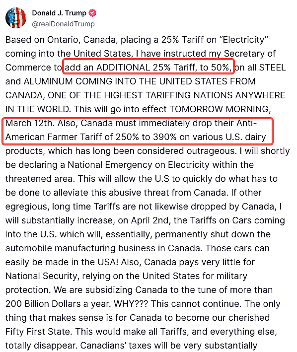 突发：特朗普怒了，报复安省：对钢、铝征收双倍关税（组图） - 3