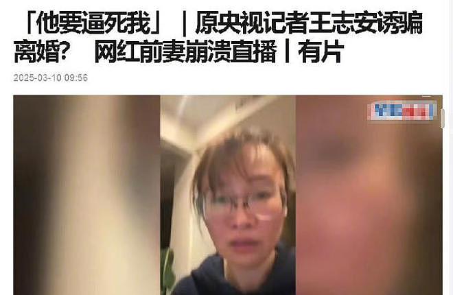 前央视主持人王志安被妻子控诉，家暴诱骗离婚，女方是中科院博士（组图） - 8